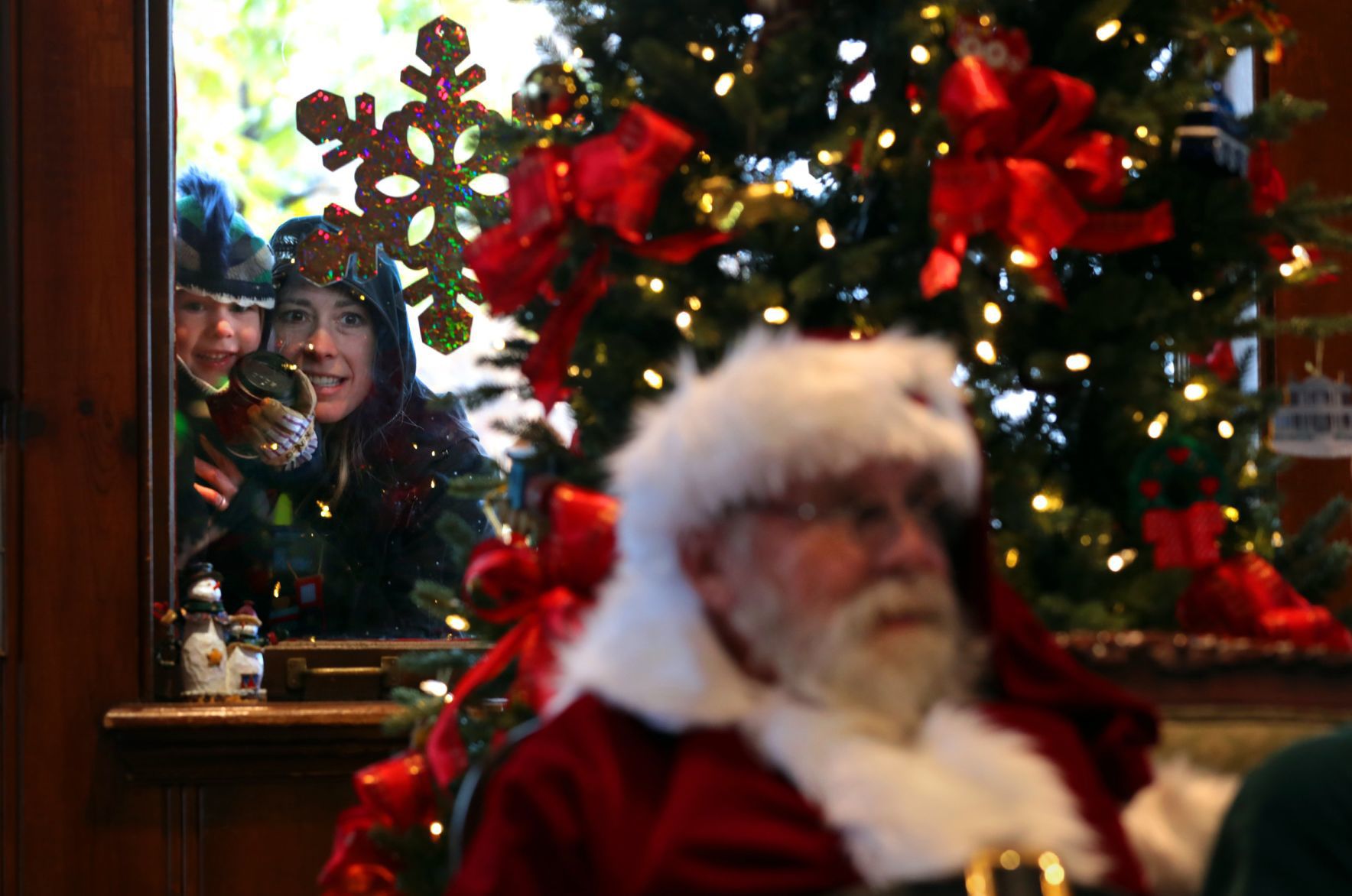 Santa rolls into Kirkwood